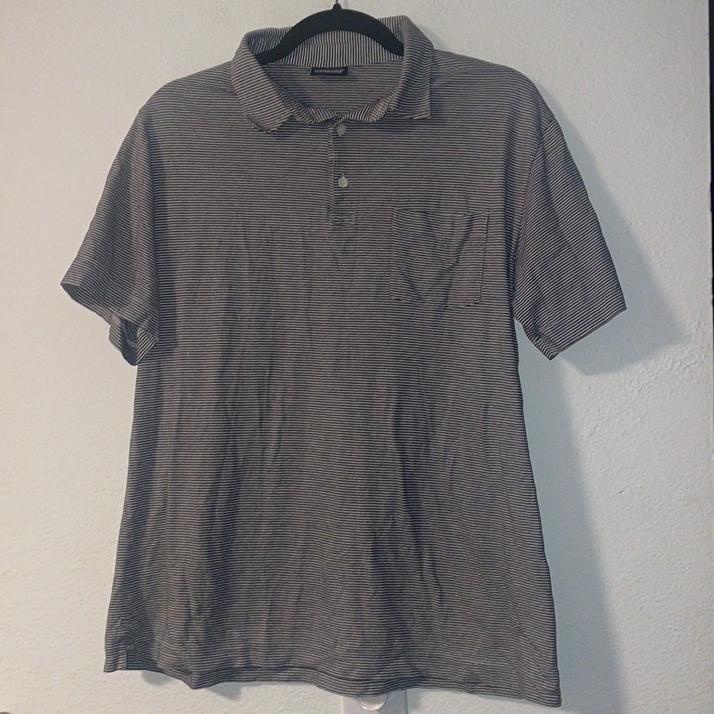 Patagonia Organic Cotton Striped Polo Shirt